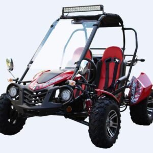 Trailmaster Blazer 200X Full-Size Go-Kart, Automatic CVT with Reverse, 4-Stroke, Single Cylinder, Air-Cooled, Electric Start