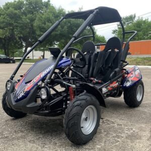 Trailmaster Blazer i200R Electric Go-Kart, 48V Lithium Battery, Fully Automatic with Reverse, LED Headlight, Digital LED monitor
