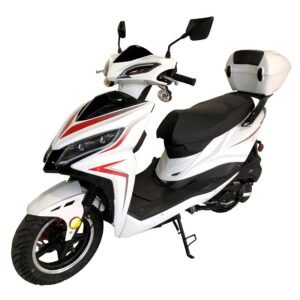 Trailmaster Trophy 50cc Scooter, Automatic, 4-Stroke Single Cylinder, Air Cooled, Electric Start, 31.5″ Seat Height