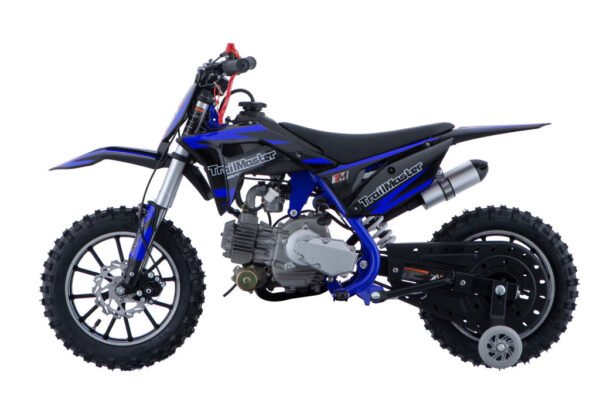 Trailmaster TM06 60cc Kids Dirt Bike, 4-Stroke, Removable Training Wheels, Chain Guard, Automatic, Electric Start, 22.05″ Seat Height - Image 6